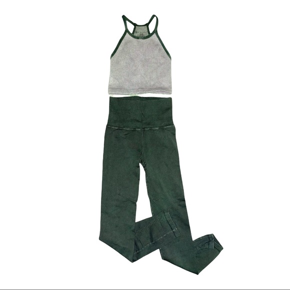 NEW Free People Movement Good Karma Leggings & Happiness Runs Top set - Picture 2 of 8